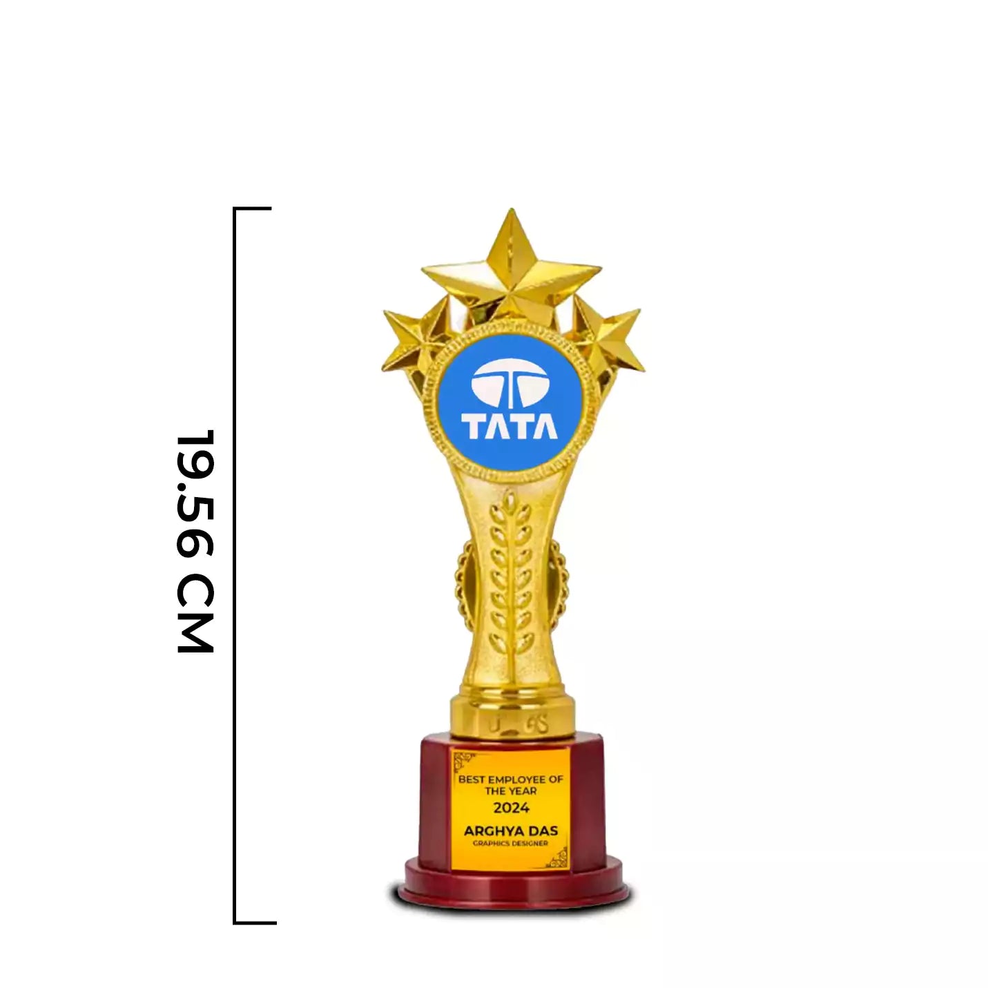 Top-notch Golden 3-Star Winner's Trophy
